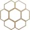 Ekena Millwork Florin Wood Fretwork Pierced Ceiling Medallion, Birch, 18"OD x 7 5/8"ID x 1/4"T CMWP18X18X0250FOBI - alternate 1